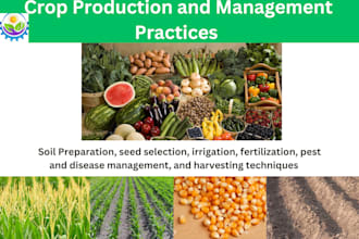 develop and provide guidance on crop cultivation practices