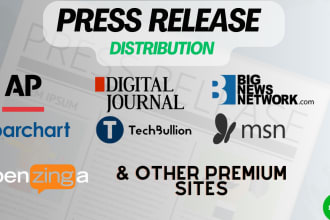 do a press release distribution on high quality sites