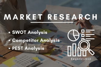 deliver premium market research report, competitor analysis, swot, pest analysis