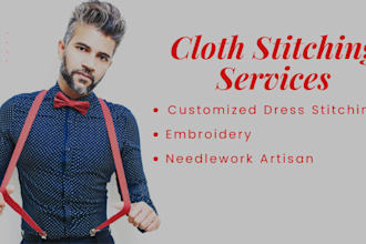 do customized dress stitching and embroidery needle artisan