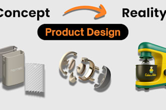 do product design and 3d cad design in solidworks