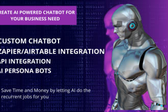 create ai chatbot or assistant for your business need