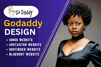 fix redesign design godaddy website godaddy builder hostgator ionos website
