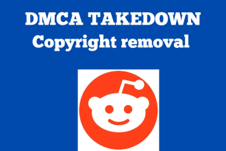 send dmca takedown notice to remove infringing content from reddit
