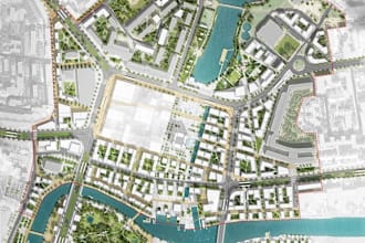 design and render architectural site plans, master plans and urban designs