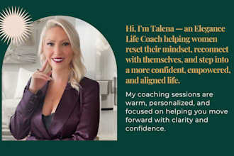 be your personal mindset and confidence lifestyle coach