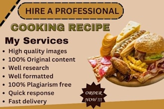 do food recipe cookbook writing italian ebook writing vegan recipe thai recipe