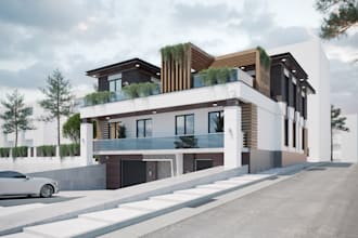 3d modeling and realistic exterior rendering