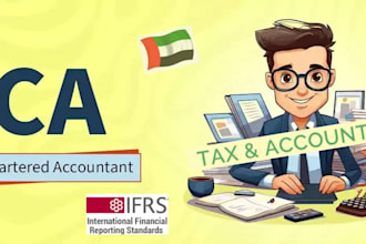 be your chartered accountant for uae accounting and taxation