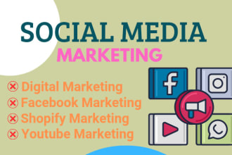 be your professional social media marketing manager