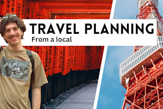 plan your travel itinerary for your trip to japan