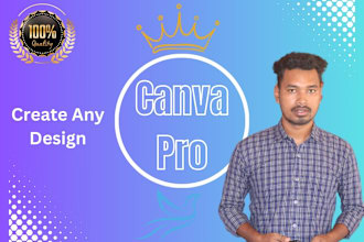 be an expert in canva pro to create any design