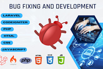 fix or develop any laravel, php, codeigniter  website