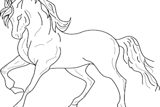create detailed line art