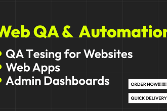 be your website QA for bugs and usability