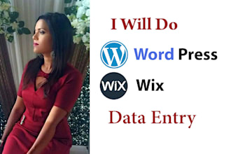 create, design and manage wordpress and wix websites