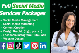 be social media manager and content creator