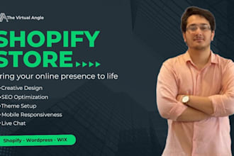 create a responsive functioning shopify online brand store