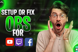 setup obs, configure obs studio for live streaming recording