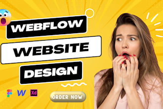 design or develop webflow website, figma to webflow, webflow developer