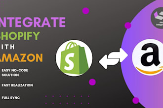 integrate your amazon with shopify by API, orders, products, stocks, shipping