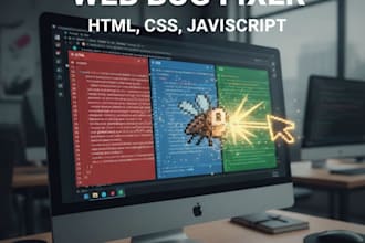fix HTML CSS or javascript issues on your website