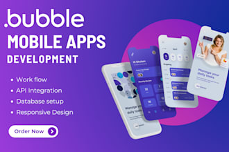 do mobile app development flutterflow app, flutter app, flutter flow, bubble app
