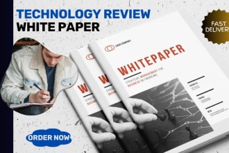 write a technology review white paper for you