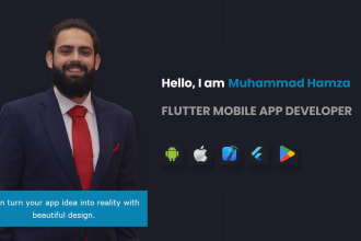 deliver a flutter mobile app for ios and android