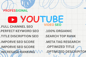 optimize youtube video SEO for top ranking