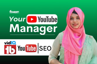 be best youtube video SEO expert and channel growth manager