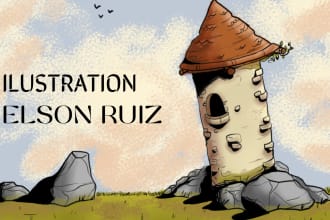 hola soy nelson ilustrador creo ilustraciones personalidas