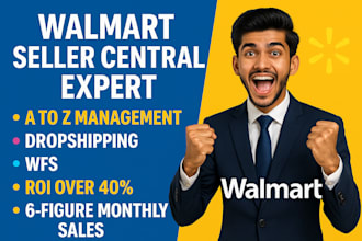 be your walmart dropshipping and wfs virtual assistant
