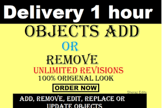 edit add or remove objects from photo and screenshot