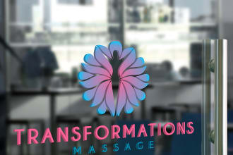 make awesome spa, massage and yoga logo or any graphics design