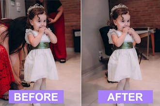 remove objects and person in photoshop