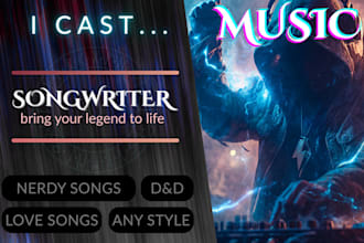 create an epic song for your dnd campaign or character