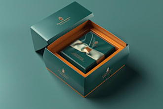 make minimalistic cosmetic packaging skincare product label