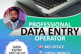 do data entry, excel, admin support work, email, copy paste