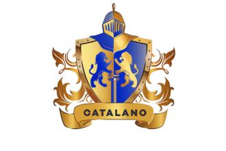 create heraldic, vintage, family crest, coat of arms logo