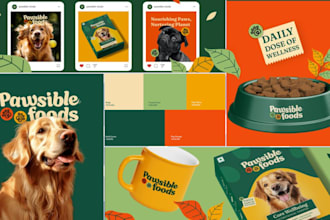 do playful modern logo design, style guides, and brand identity kit for you