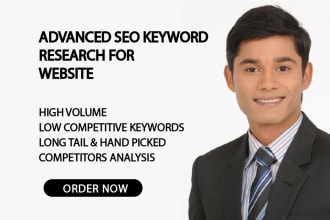 do advanced SEO keyword research and competitor analysis