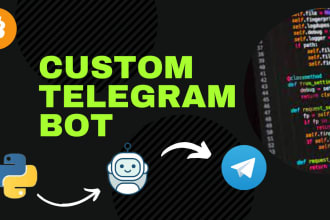 create and setup telegram bot for you, telegram chatbot