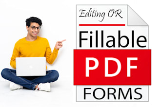 design a professional PDF fillable form