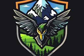 create an fantasy, rpg, sci fi game logo design