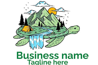 make modern travel, adventure, tour, hotel, resort logo and any graphics design