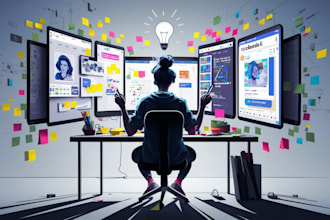 design social media posts, ads and stories for facebook