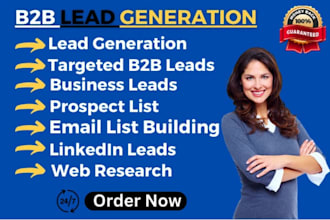 b2b leads generation ,data entry managment