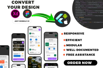 convert figma or xd to flutter ui code