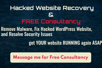 recover and secure hacked wordpress or php website